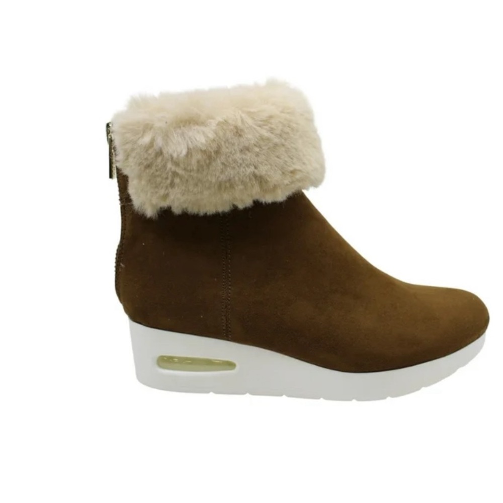 DKNY Womens abri Closed Toe Ankle Fashion Boots, Brown